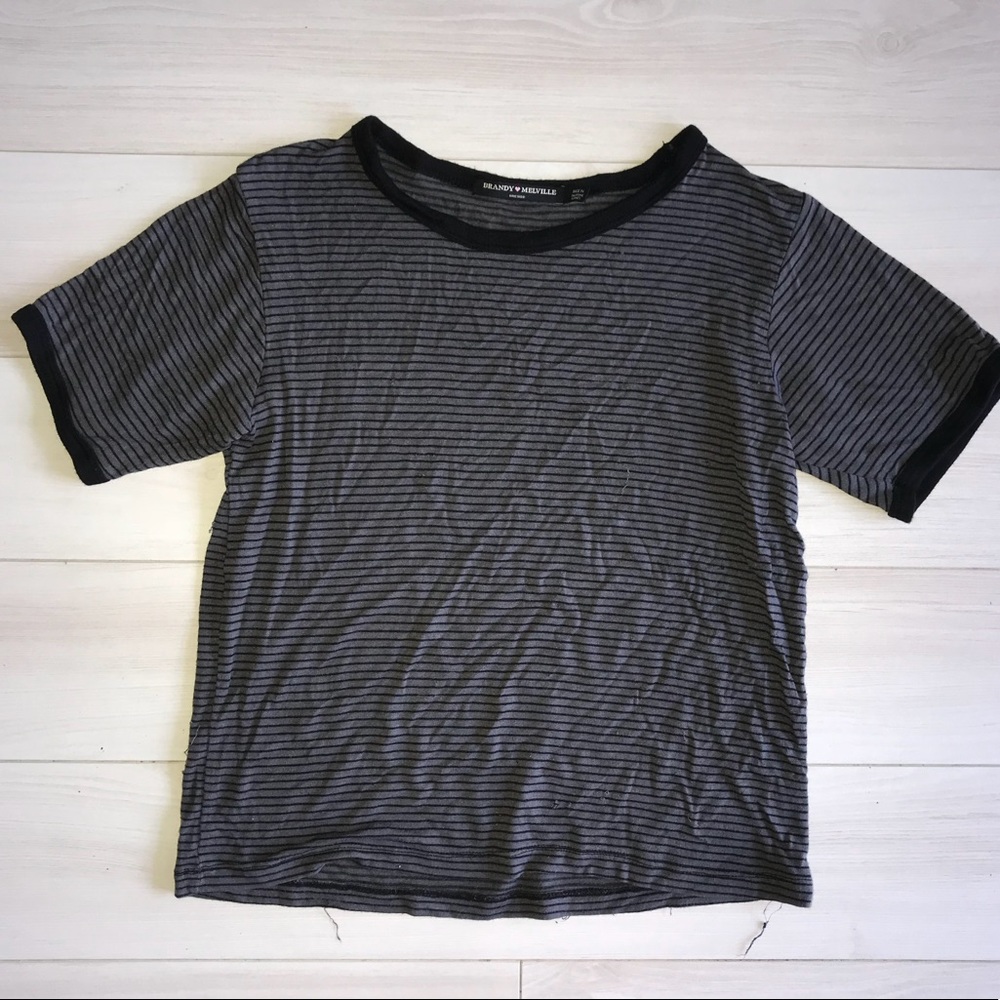 Brandy Melville Tee with Stickers!